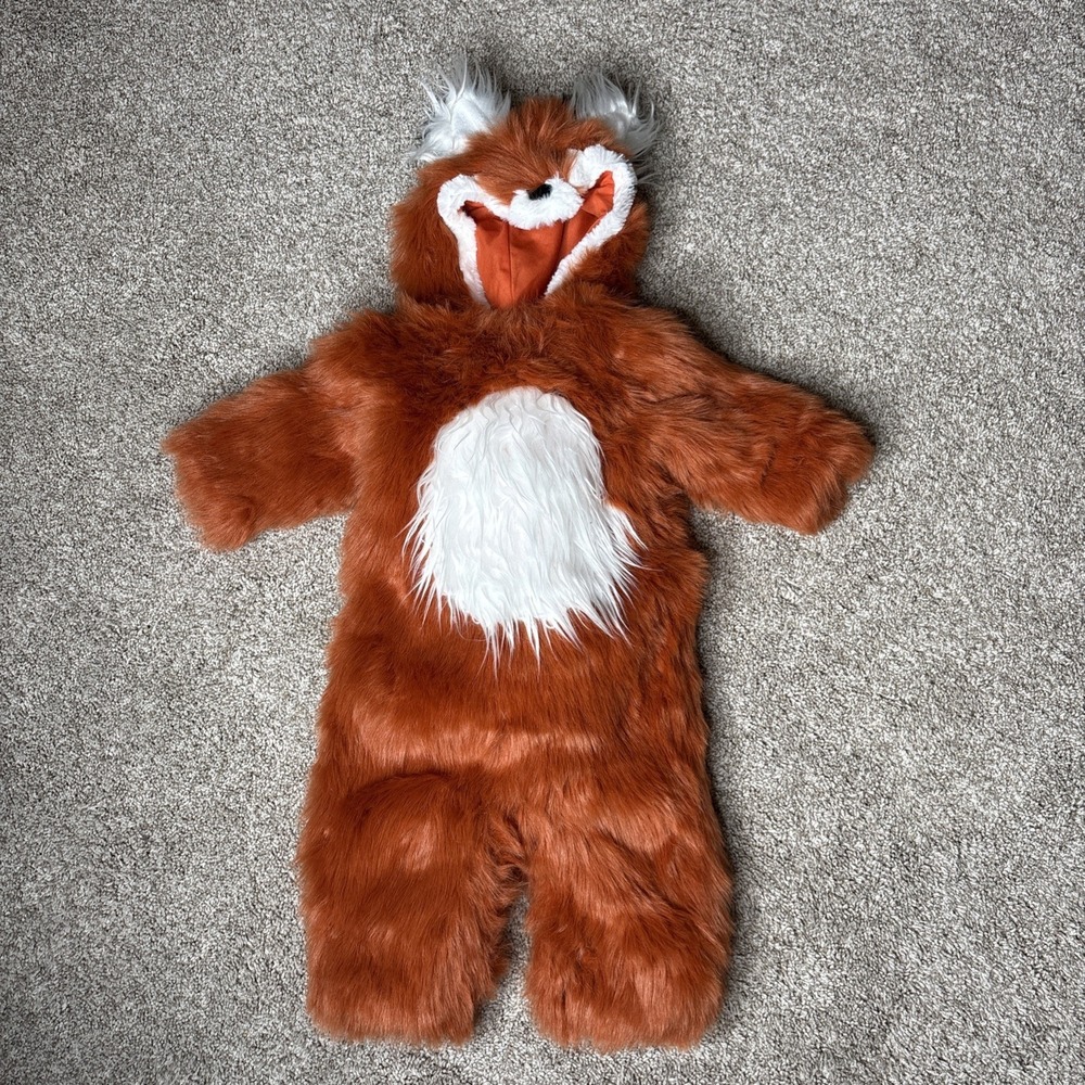 Pottery‎ Barn Kids Infant 0-6 Month Woodland Baby Fox Halloween Costume